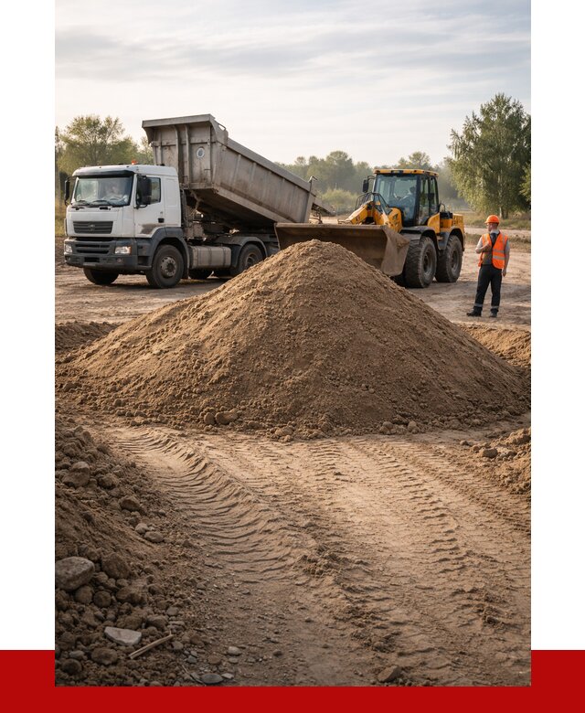 Купить песчаный грунт с доставкой в Дмитрах от 4502 р. | ПРОНЕРУДДмв