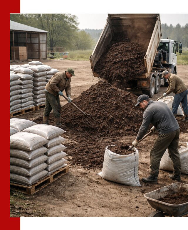 Доставка компоста оптом и в розницу в Дмитрах