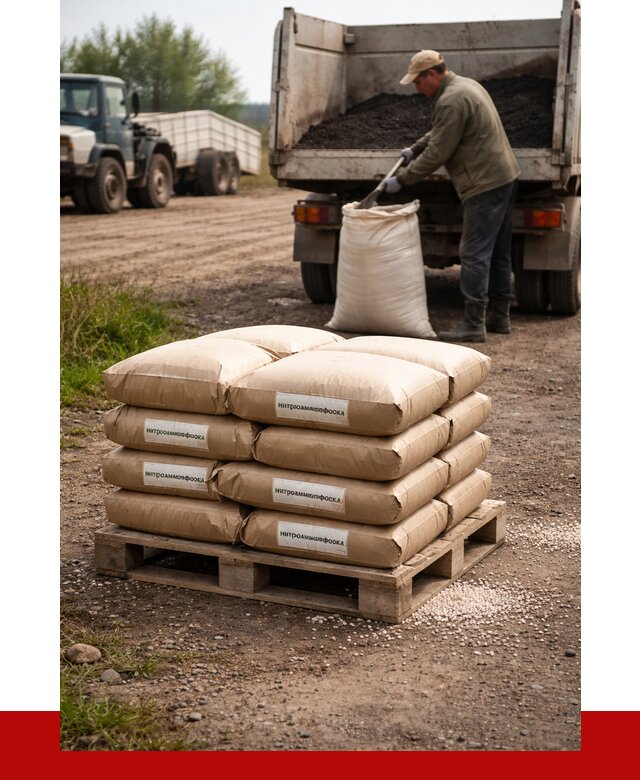 Купить нитроаммофоска в Дмитрах от 4502 р. за куб | ПРОНЕРУДДмв