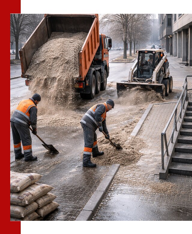Поставка противогололедных материалов в Дмитрах