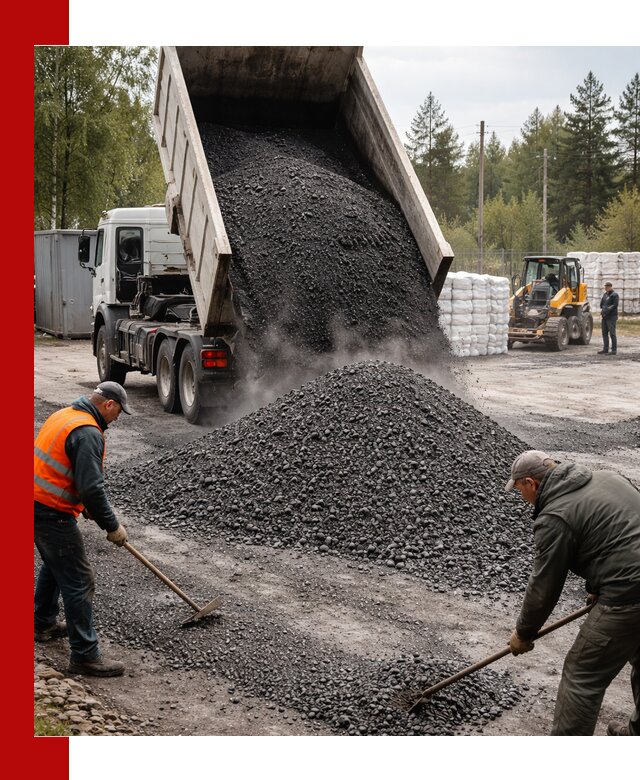 Доставка и продажа асфальтного гранулята в Дмитрах