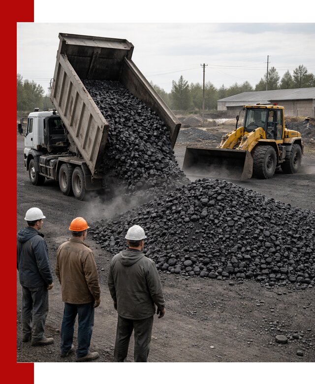 Доставка угля антрацита в Дмитрах с самосвалами и погрузкой