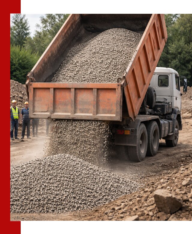 Доставка сыпучих материалов самосвалом в Дмитрах быстро и надежно