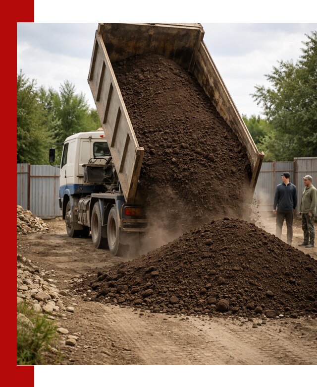 Доставка самосвалом 10 кубов в Дмитрах быстро и надёжно