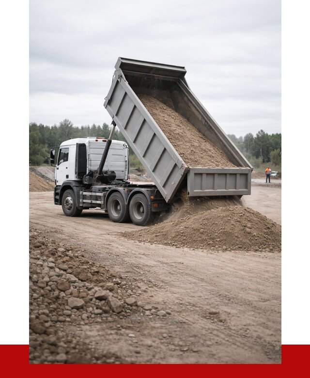 Доставка самосвалом 15 кубов в Дмитрах от 6968 руб. | ПРОНЕРУДДмв