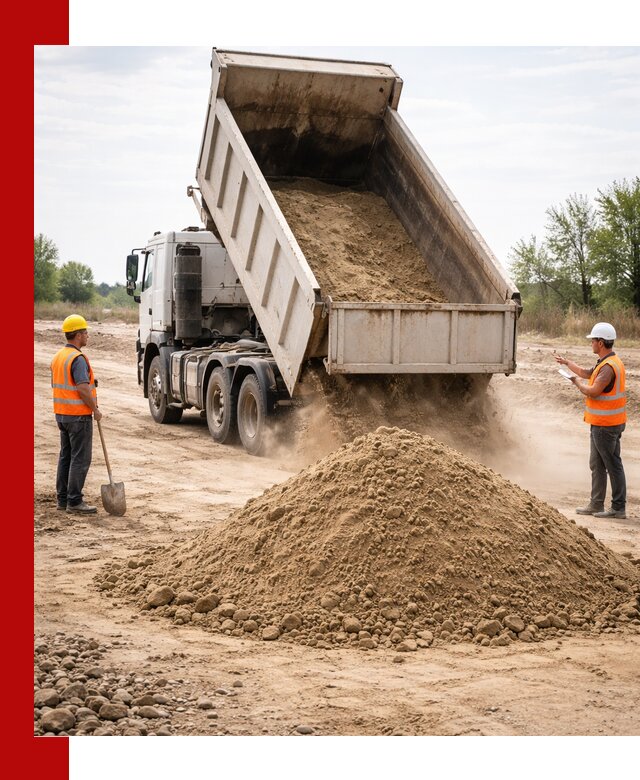 Доставка самосвалом 15 кубов в Дмитрах за город и по городу