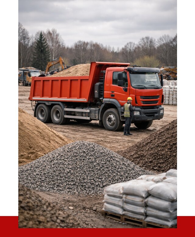 Доставка самосвалом 25 кубов в Дмитрах от 8040 р. | ПРОНЕРУДДмв