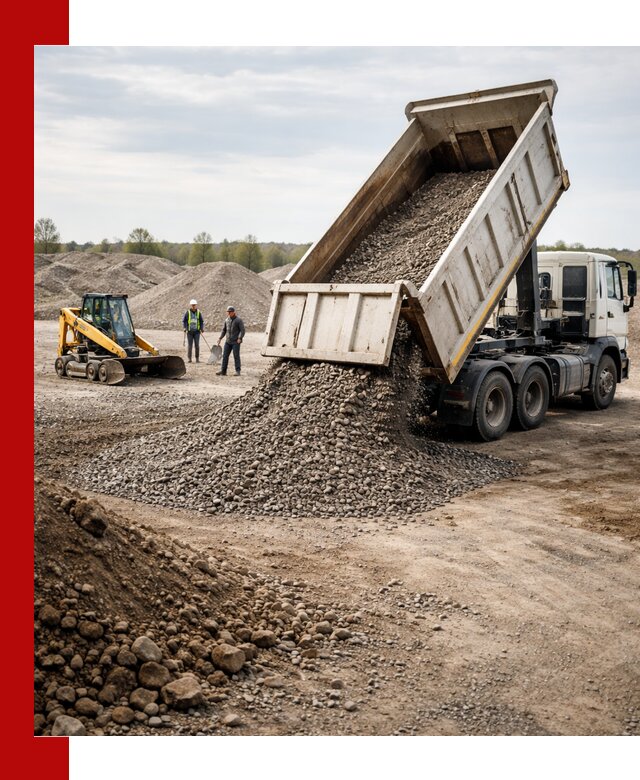 Доставка самосвалом 25 м³ в Дмитрах быстро и надежно