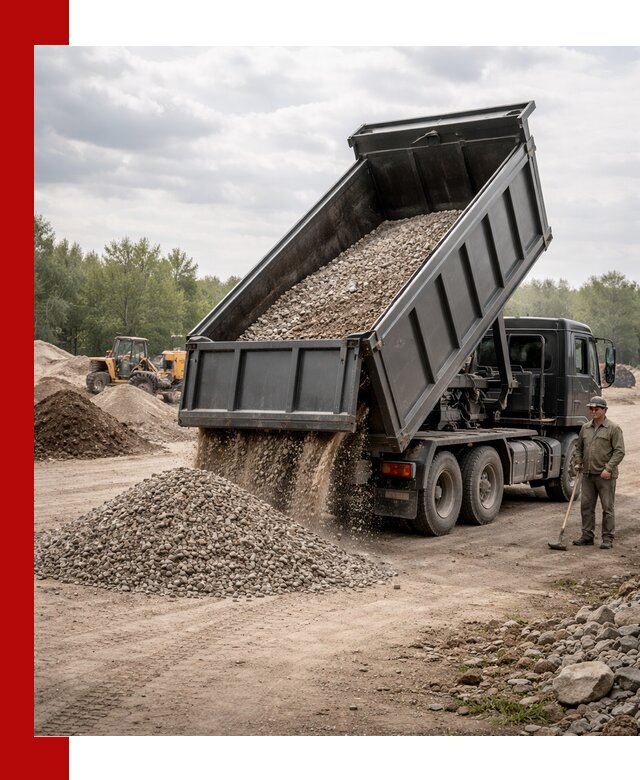 Доставка самосвалом 30 м3 по выгодным ценам в Дмитрах