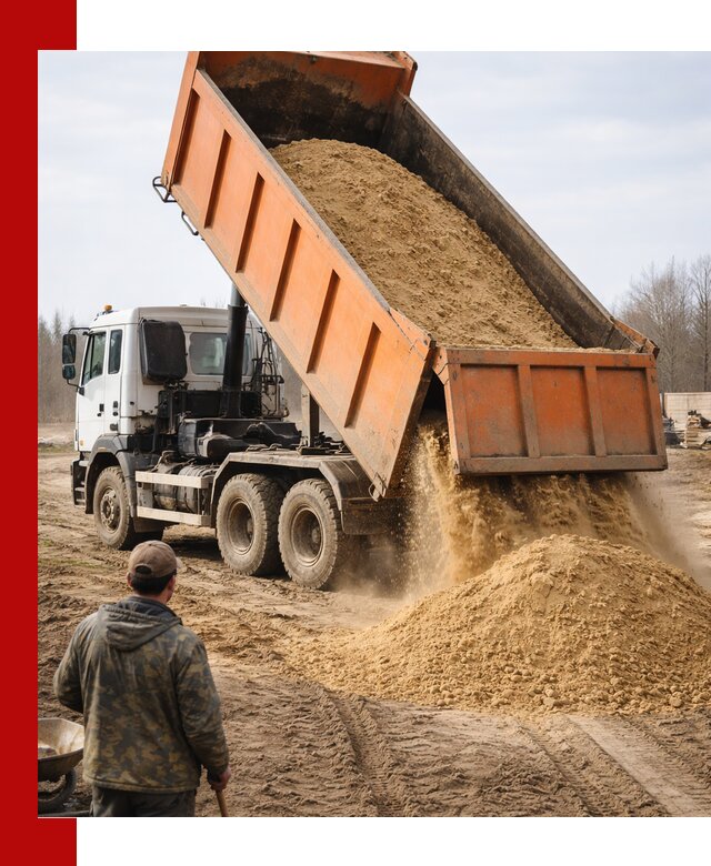 Аренда самосвала 20 тонн для перевозки грузов в Дмитрах