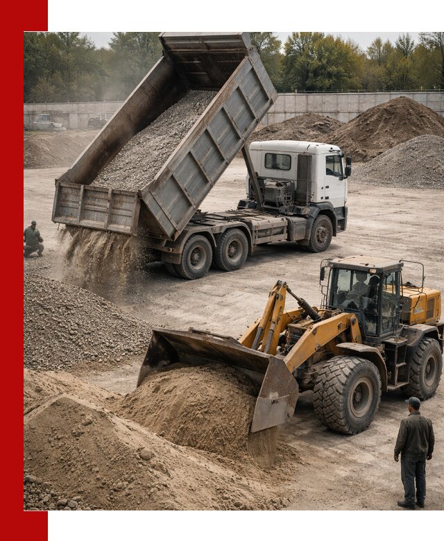 Перевозка сыпучих грузов самосвалами и бортовыми в Дмитрах