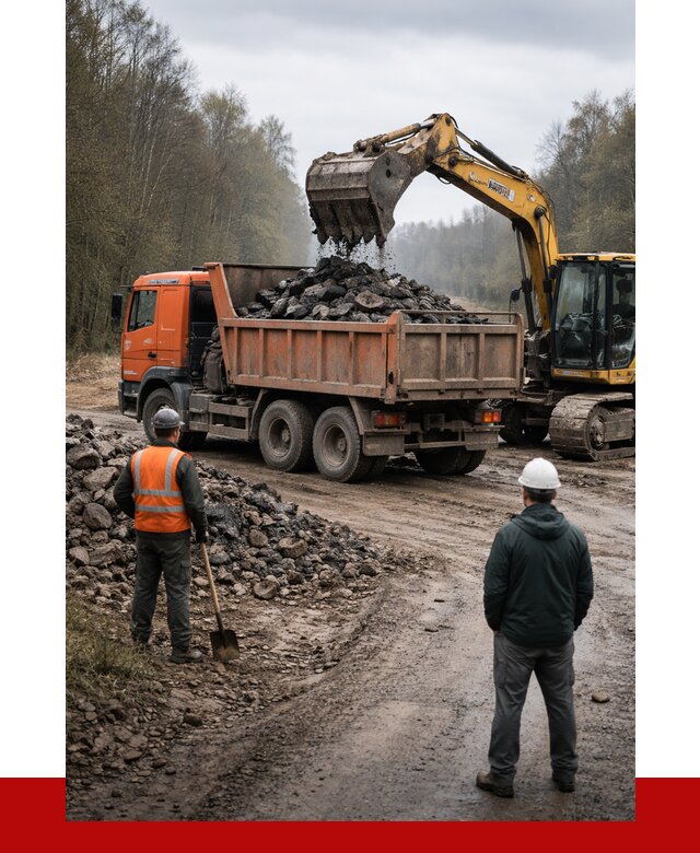 Вывоз асфальта в Дмитрах от 4824 р. самосвалом ПРОНЕРУДДмв
