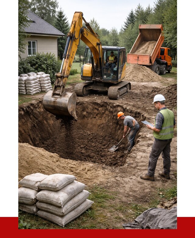 Рытье котлована в Дмитрах быстро от 4824 р. ПРОНЕРУДДмв
