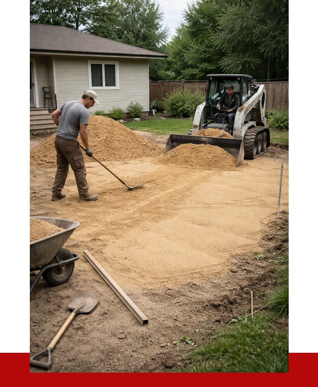 Отсыпка участка песком в Дмитрах, от 2680 р., ПРОНЕРУДДмв