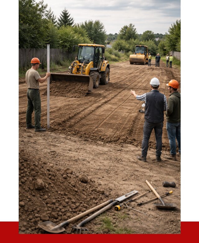 Планировка участка грунтом в Дмитрах от 4824 р ПРОНЕРУДДмв