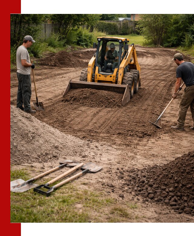 Планировка участка грунтом с вывозом и доставкой в Дмитрах
