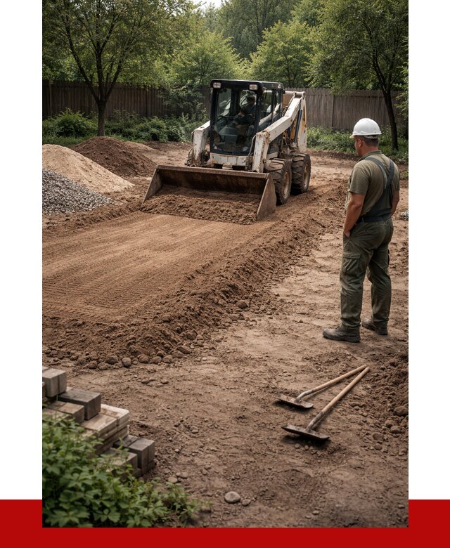 Выравнивание участка под ключ в Дмитрах от 3752 р. | ПРОНЕРУДДмв