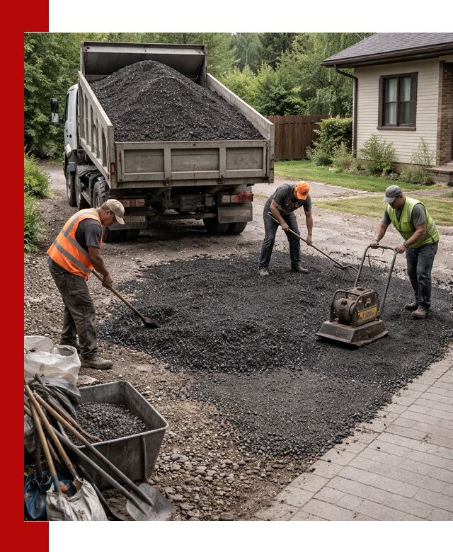 Асфальтовая крошка для двора с доставкой в Дмитрах